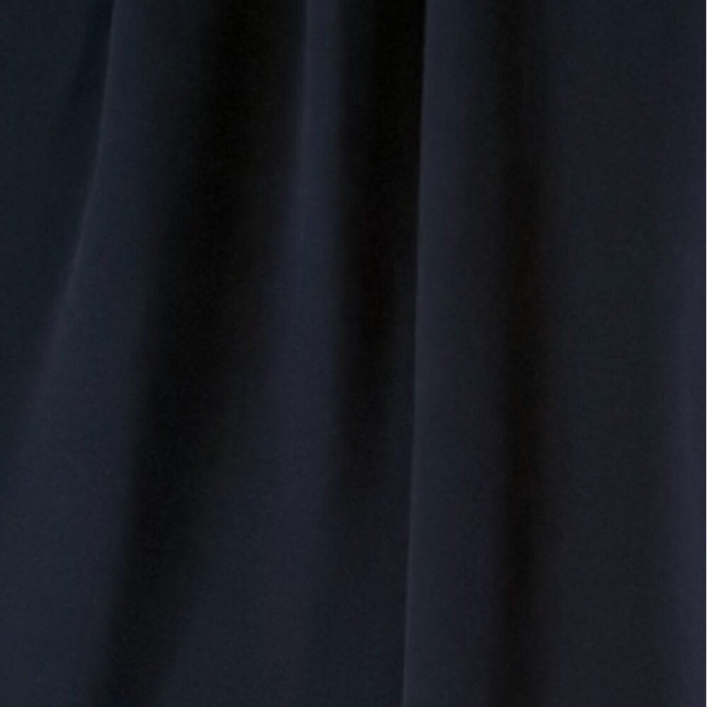 NWT Eileen Fisher Black Silk Georgette Crepe Wide Leg Ankle Pant L - Picture 3 of 5